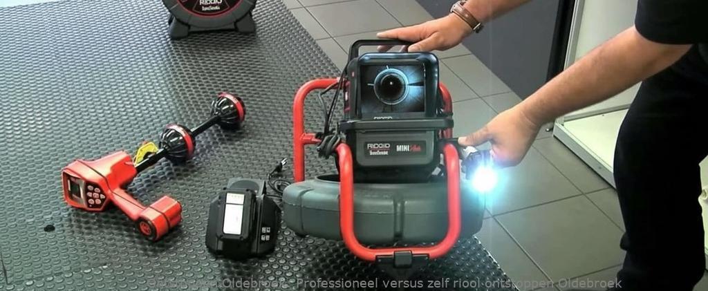 Professioneel versus zelf riool ontstoppen Oldebroek