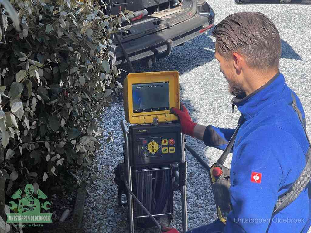 Rioolinspectie met camera in Oldebroek