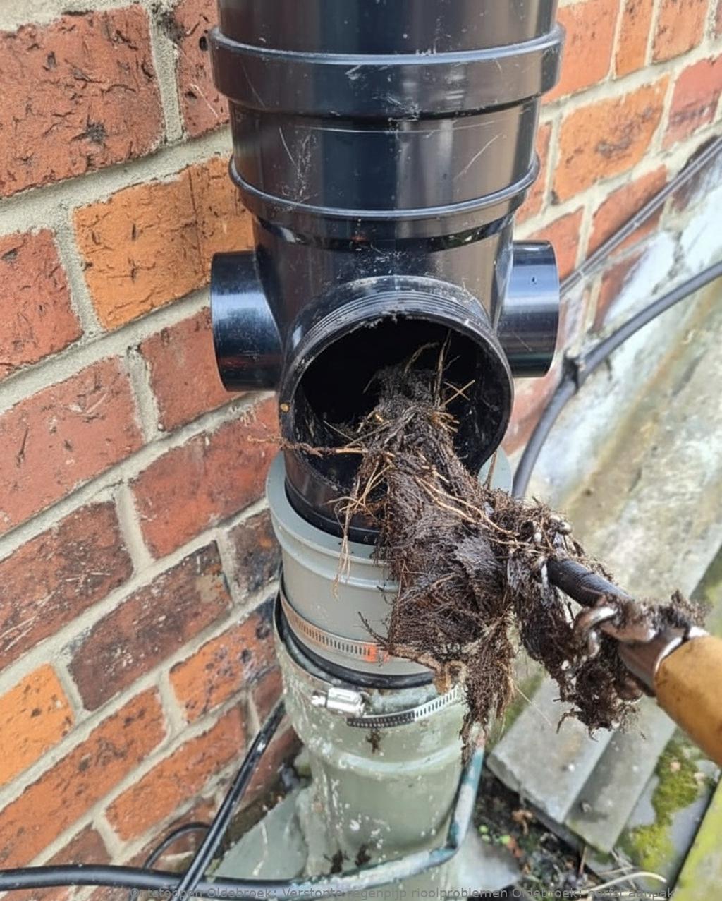 Verstopte regenpijp rioolproblemen Oldebroek: herfst aanpak